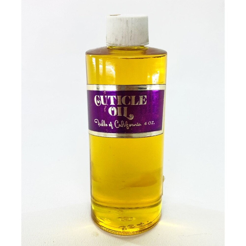 Vintage Cuticle Oil Glass Botte by Fields of California 4 oz Full (Please Read)